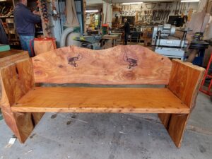 Memorial Seat created by the Levin Menz Shed